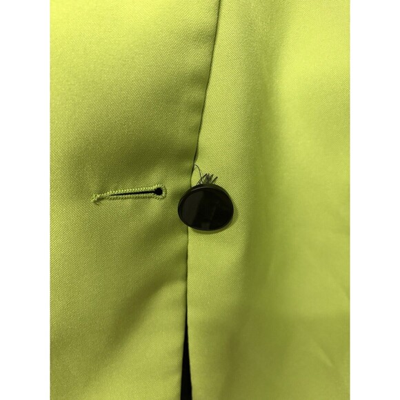 Allison Woods Plus 22W 2-Pc Skirt Set Black Green Accent Button Down Church Work - Picture 6 of 9